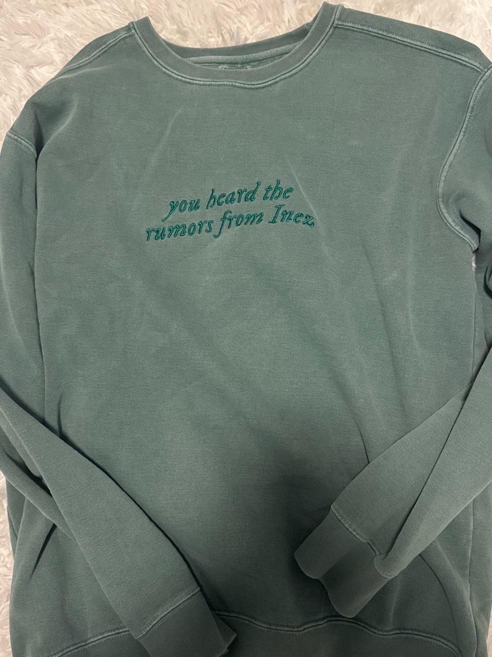 Taylor Swift Sage Green Logo Tee